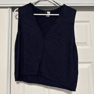 Navy Blue Sweater Vest